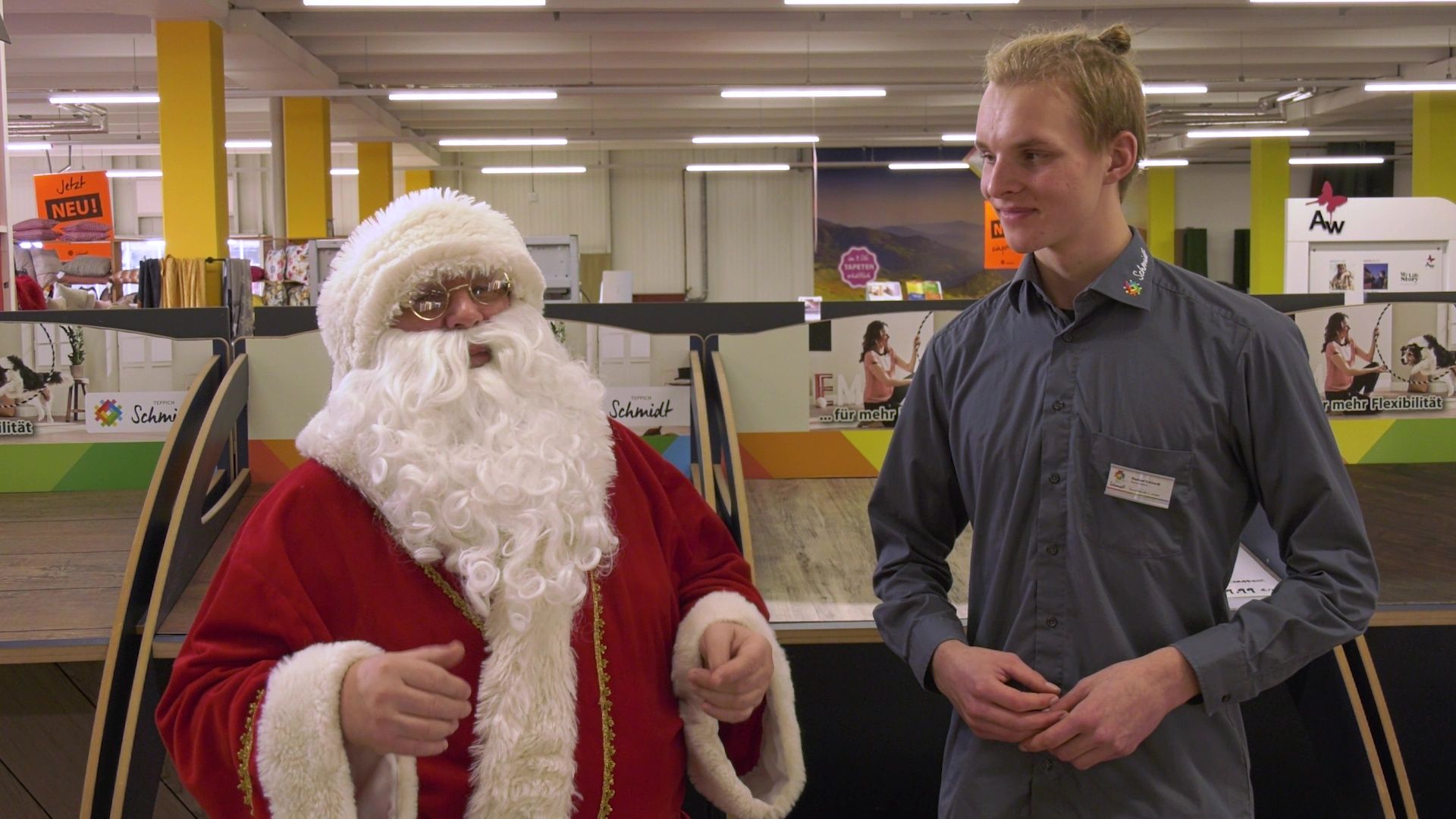 Weihnachtsmann Bei Teppich Schmidt Tvm Meissen Fernsehen