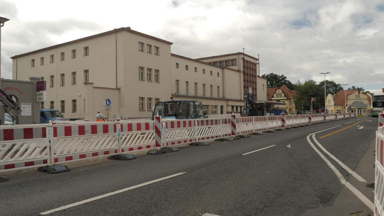 Großenhainer Straße wieder frei