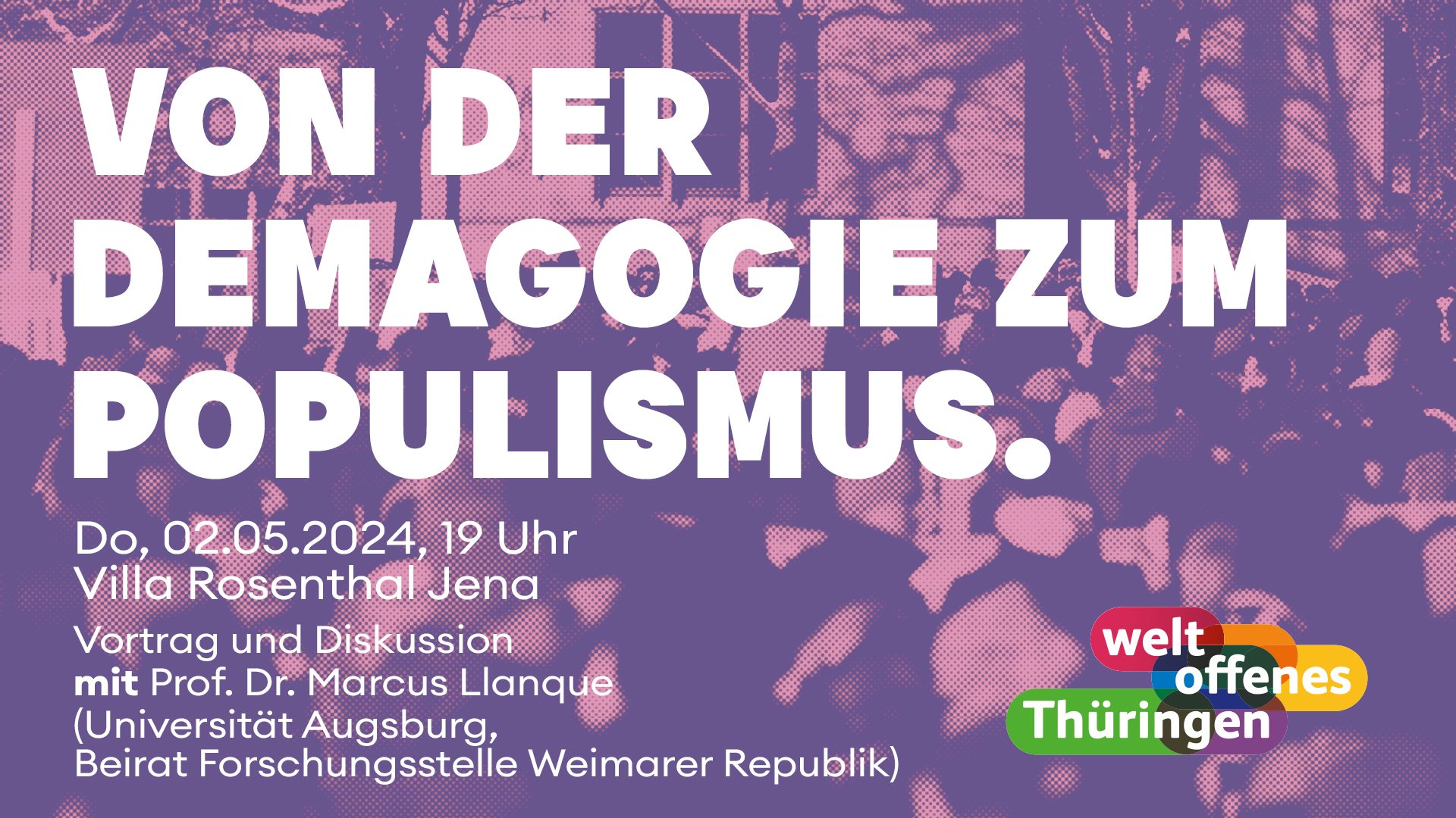 Von der Demagogie zum Populismus. Der Kampf um die Republik in den 1920er und den 2020er Jahren Von der Demagogie zum Populismus. Der Kampf um die Republik in den 1920er und den 2020er Jahren