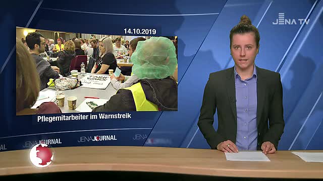 Entlastung: Pflegepersonal des Uni-Klinikums traf sich heute im Streikbüro in Lobeda