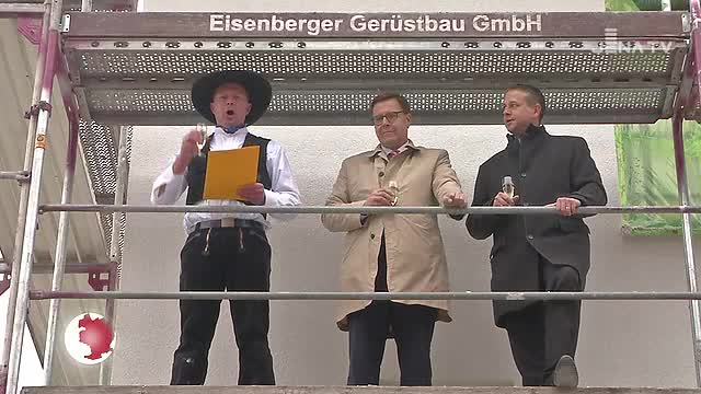 Richtfest: Die Sparkasse und die MACHTS GmbH kooperieren bei Zöllnitzer Wohnpark-Projekt