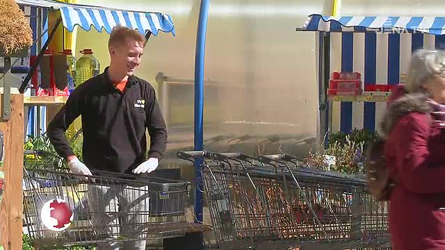 Gesundheitsschutz: Für den Handel wurden strikte Vorsichtsmaßnahmen angeordnet