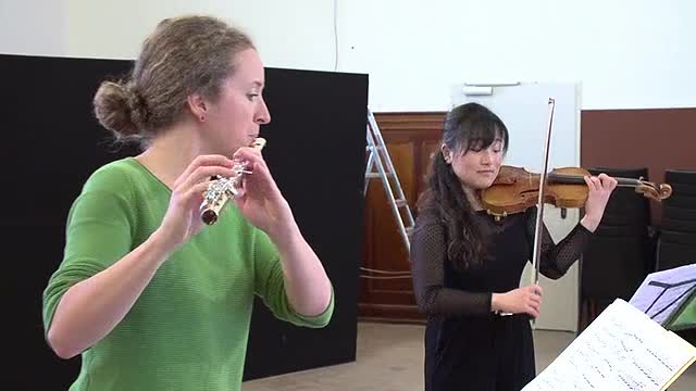 Konzertreihe mit Musikern der Jenaer Philharmonie: Zheng Liu und Pia Scheibe (Violine&Flöte)