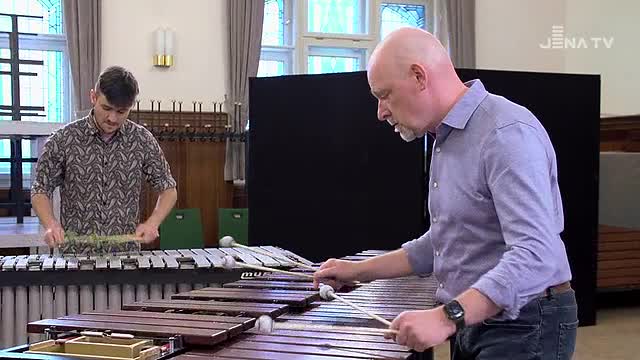 Konzertreihe mit Musikern der Jenaer Philharmonie:  René Münch (Marimba) und Barnábas Fekete (Vibraphone)