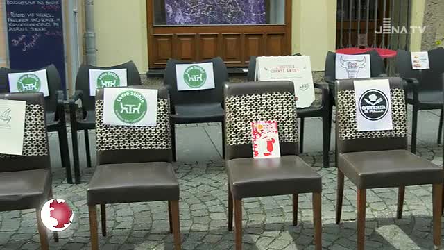 Protest: Mit der Aktion „Leere Stühle“ machten Gastronomen auf ihre Nöte aufmerksam