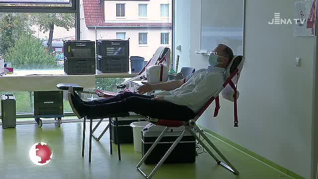 Zusammenarbeit: Das Jenaer Unternehmen diva-e und das DRK veranstalteten heute eine Blutspendeaktion