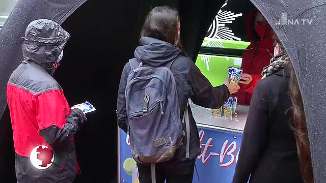 Aktion: Die Gewerkschaft Erziehung und Wissenschaft lud am Warnstreiktag in die „unverzichtBar“ ein