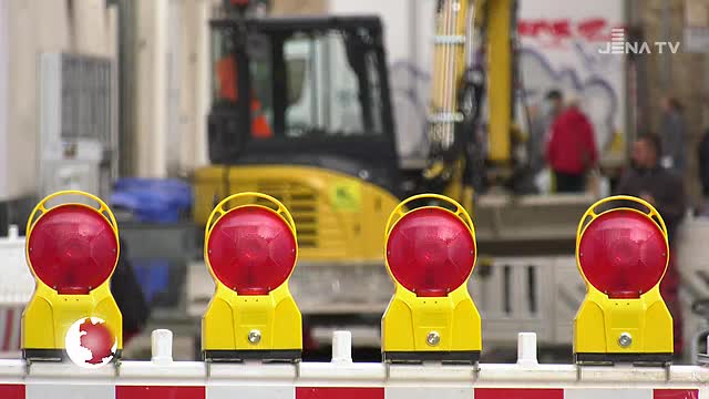 Unvollendete Baustelle: In der Ludwig-Weimar-Gasse fehlt es an Granitpflaster
