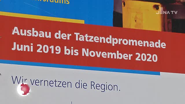 Baustelle verlagert: In der Tatzendpromenade wird der Straßenraum grundhaft erneuert
