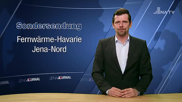 Fernwärme-Havarie in Jena-Nord 