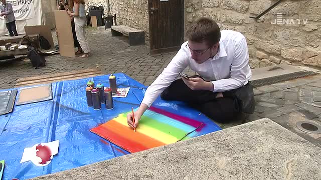 Geplant: Die Vorbereitungen für den Cristopher Street Day am Samstag laufen auf Hochtouren 