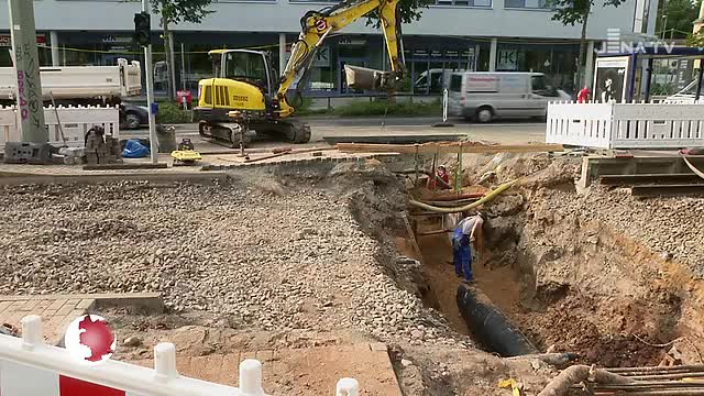 Schritt für Schritt: In der Kahlaischen Straße sind die Kanalbauarbeiten weit fortgeschritten