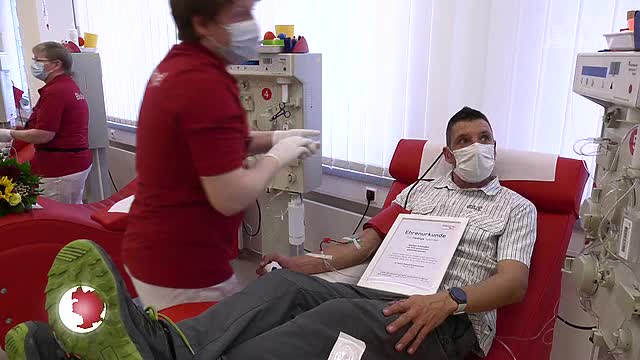 Blutspender geehrt: Das Haema Spendezentrum Jena feierte heute seinen 20. Geburtstag