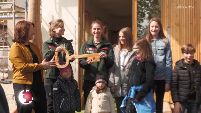 Natur zum Erleben: Auf dem Otto-Schott-Platz wurde das Zentrum „natura jenensis“ eröffnet