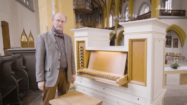 Orgeln im Kirchenkreis Jena: Stadtkirche St. Michael Jena - Kleine Orgel Orgeln im Kirchenkreis Jena: Stadtkirche St. Michael Jena - Kleine Orgel