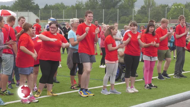 Dem Regen getrotzt: Bei den Spielen des Jenaer Behindertensportvereines ging es um Bestleistungen 