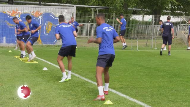 Sportlich: Der FC Carl Zeiss Jena nahm heute das Training wieder auf
