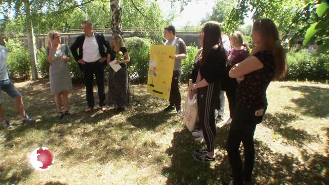 Umweltbewusst: Schüler der Karl-Volkmar-Stoy-Schule bekamen einen Preis für ihr Umweltschutzprojekt 