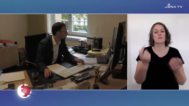 Gebärdensprachdolmetscher im Einsatz: Bei den Stadtratssitzungen gibt es eine Neuerung