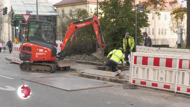 Verkehrsumleitung in der Innenstadt: Der Fürstengraben ist vier Wochen lang halbseitig gesperrt