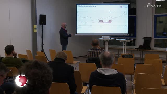 Mitte-Deutschland-Verbindung: Bei einem Bürgerdialog in Göschwitz stellte die Deutsche Bahn die Pläne vor