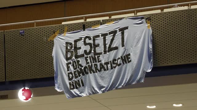 Hörsaal weiterhin besetzt: Studenten fordern den Erhalt des Uni-Lehrstuhls für Geschlechtergeschichte 