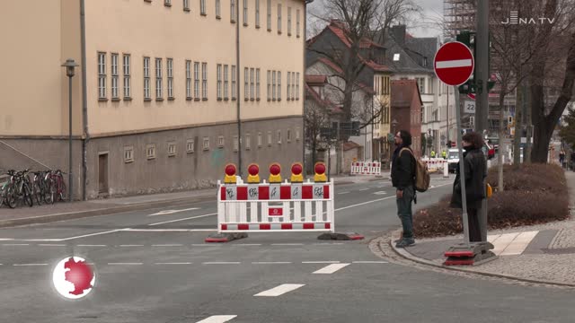 Baustelle als Verkehrshindernis: Immer wieder wurde die halbseitige Sperrung des Fürstengrabens verlängert