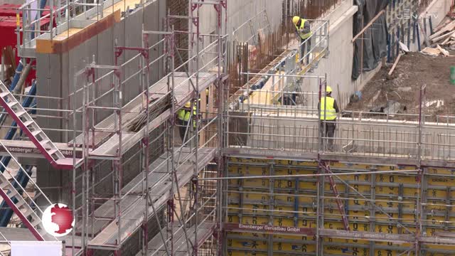 Auf der Baustelle: Die Arbeiten am neuen Hightech-Campus von ZEISS sind in der Rohbauphase