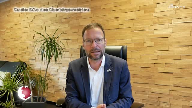 Oberbürgermeister Thomas Nitzsche spricht über die vergangene Woche