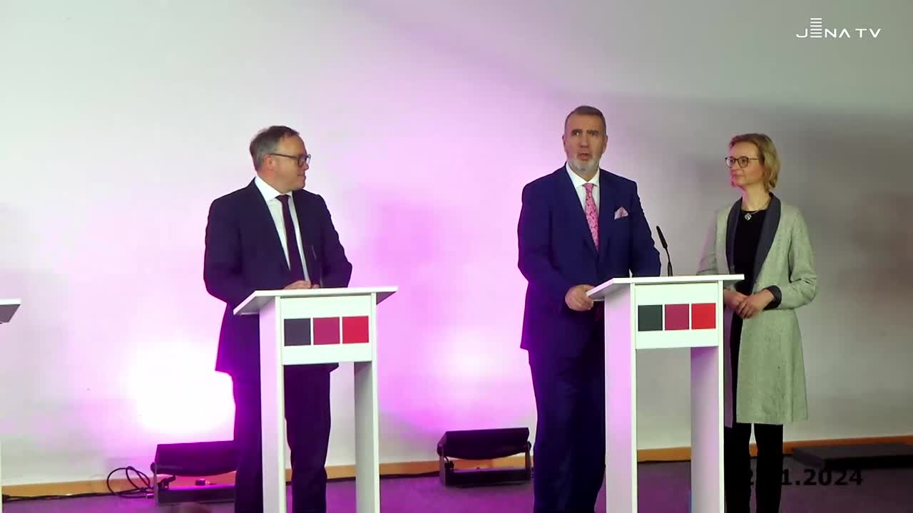 Bericht aus Erfurt - Abschluss-PK Sondierungstreffen