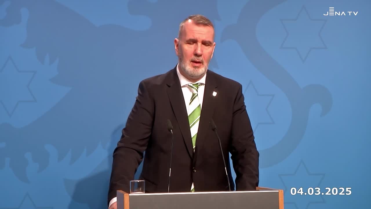Bericht aus Erfurt - Regierungsmedienkonferenz 04.03.2025