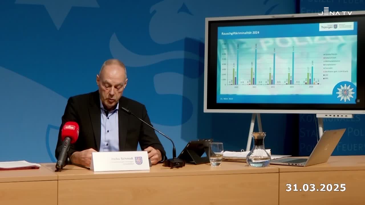 Bericht aus Erfurt - Innenministerium Kriminalstatistik 31.03.2025