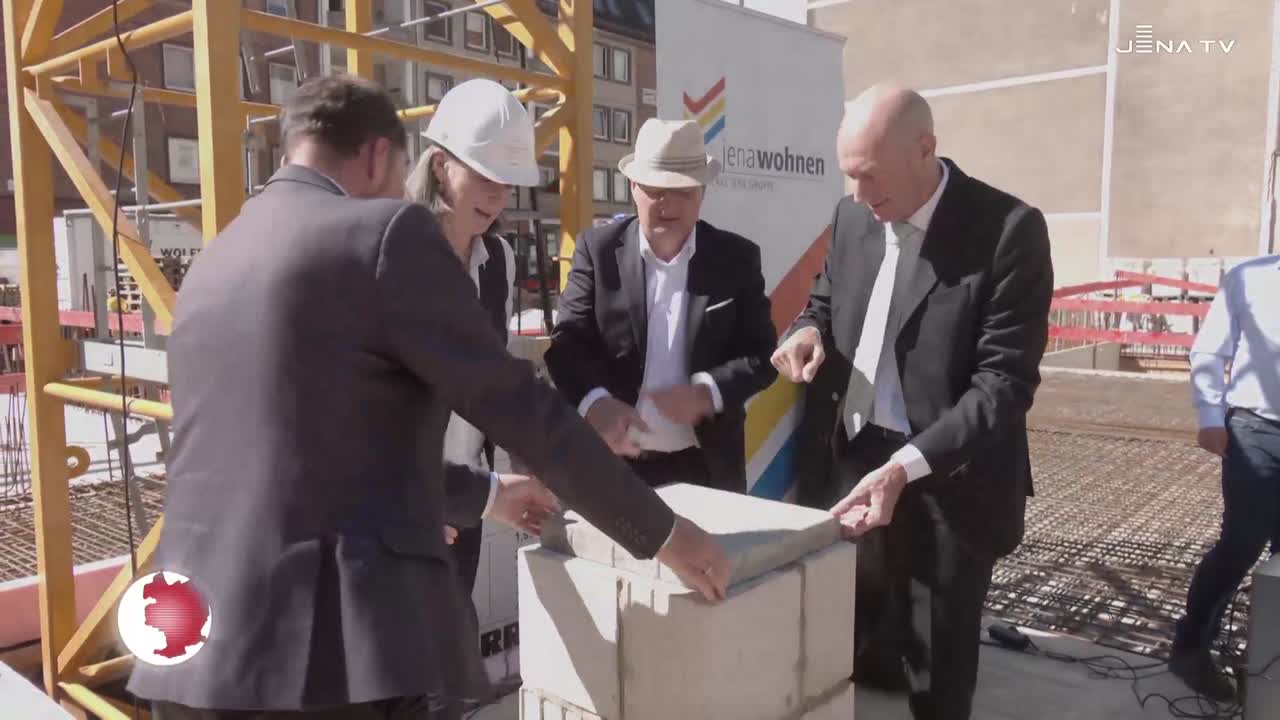 Grundsteinlegung – Neubauprojekt „Neues Saaltor“ soll 2026 fertig sein 