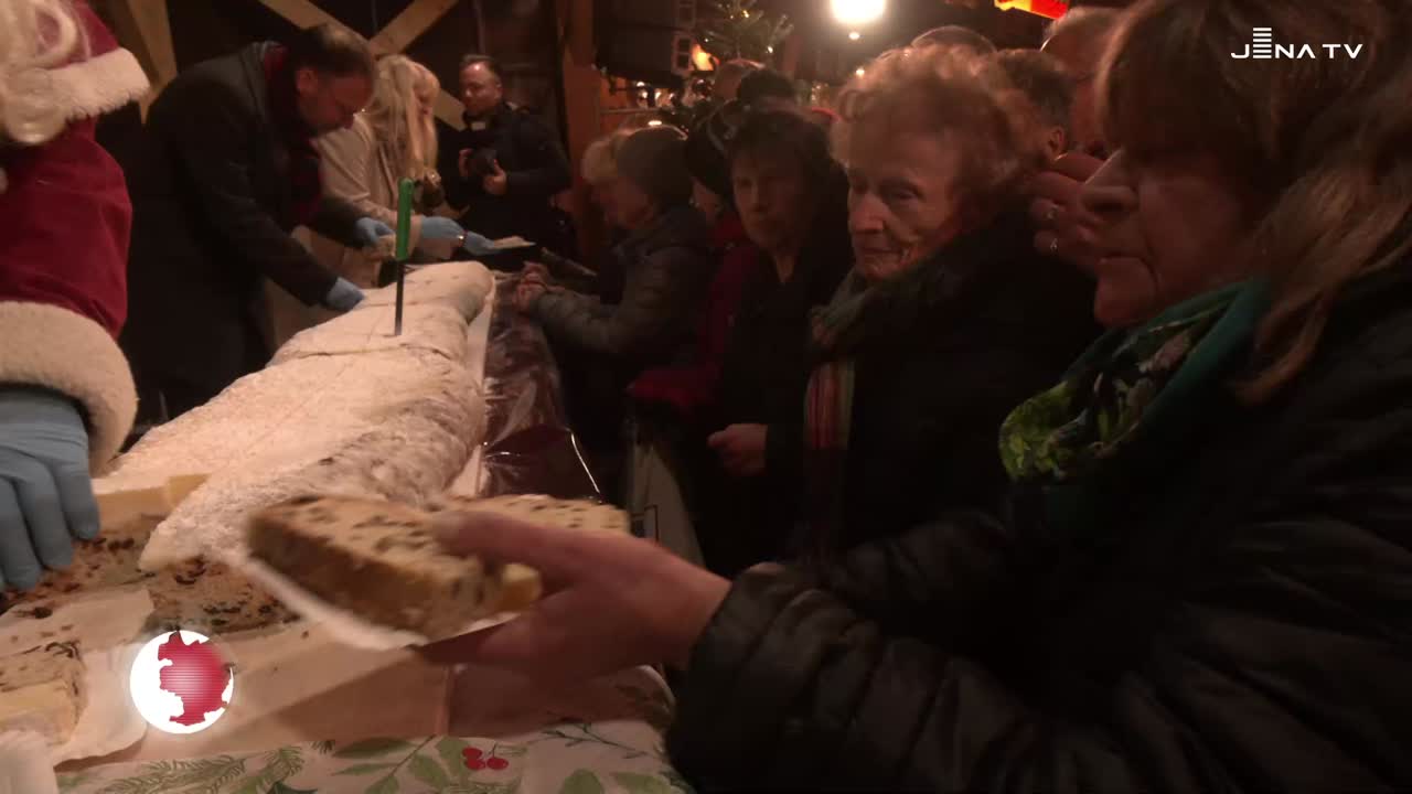 Stollen ohne Stoppuhr – Weihnachtsmarkt-Eröffnung verzichtet auf Eile Stollen ohne Stoppuhr – Weihnachtsmarkt-Eröffnung verzichtet auf Eile