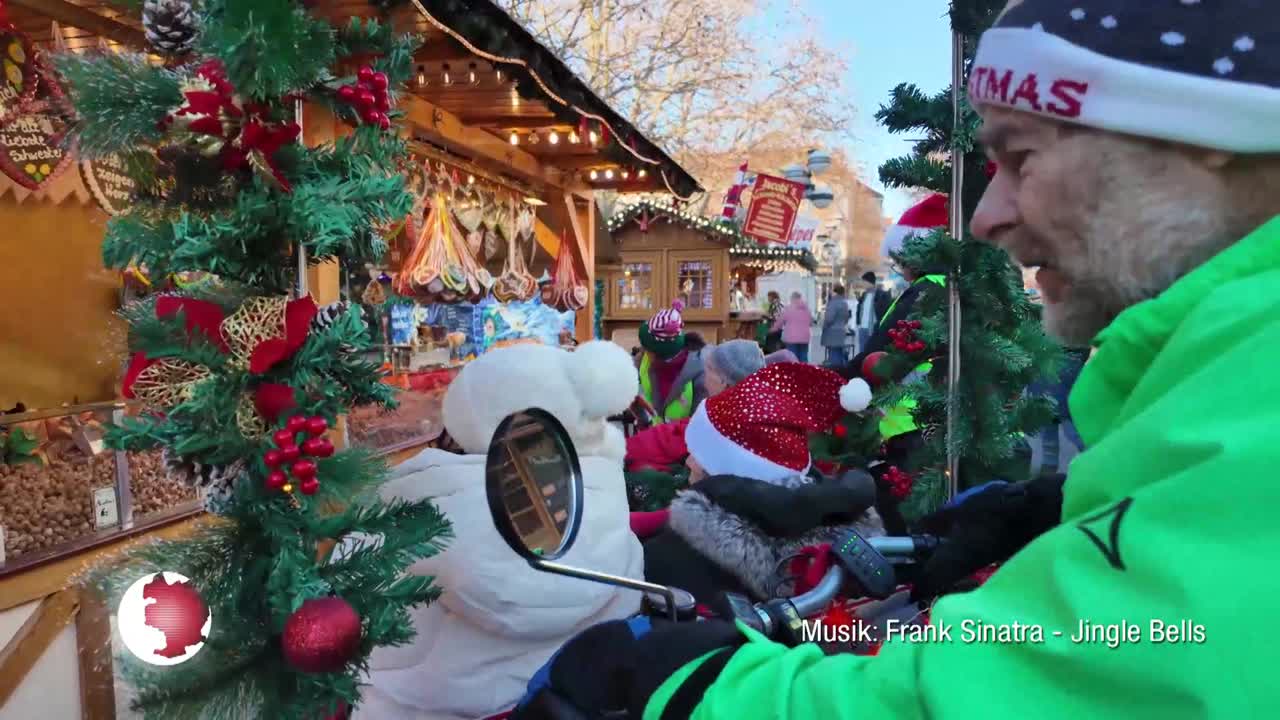 Mit Chauffeur auf den Weihnachtsmarkt – Radeln ohne Alter bietet Adventsfahrten an