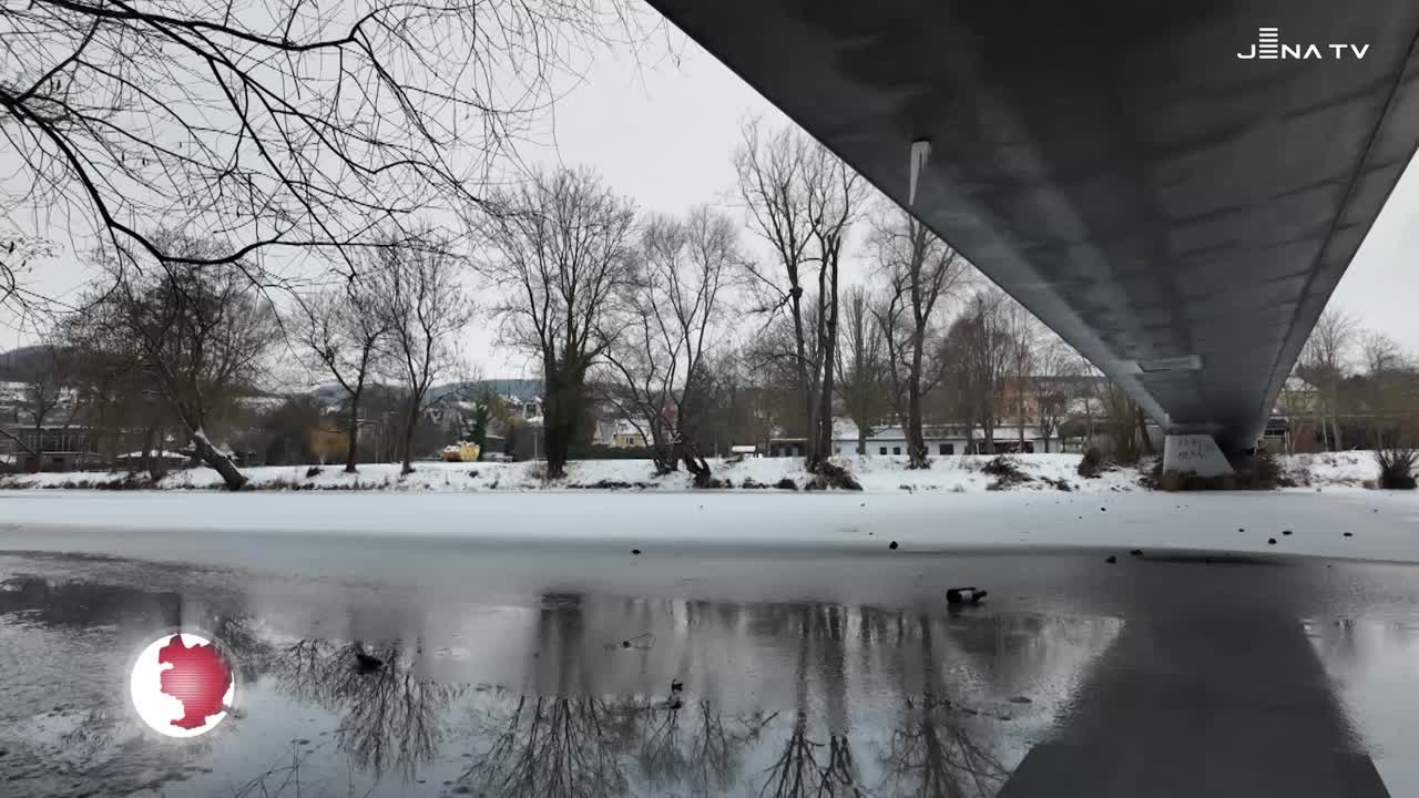 Schnee und Glätte – Feuerwehr warnt vor Betreten von zugefrorenen Gewässern