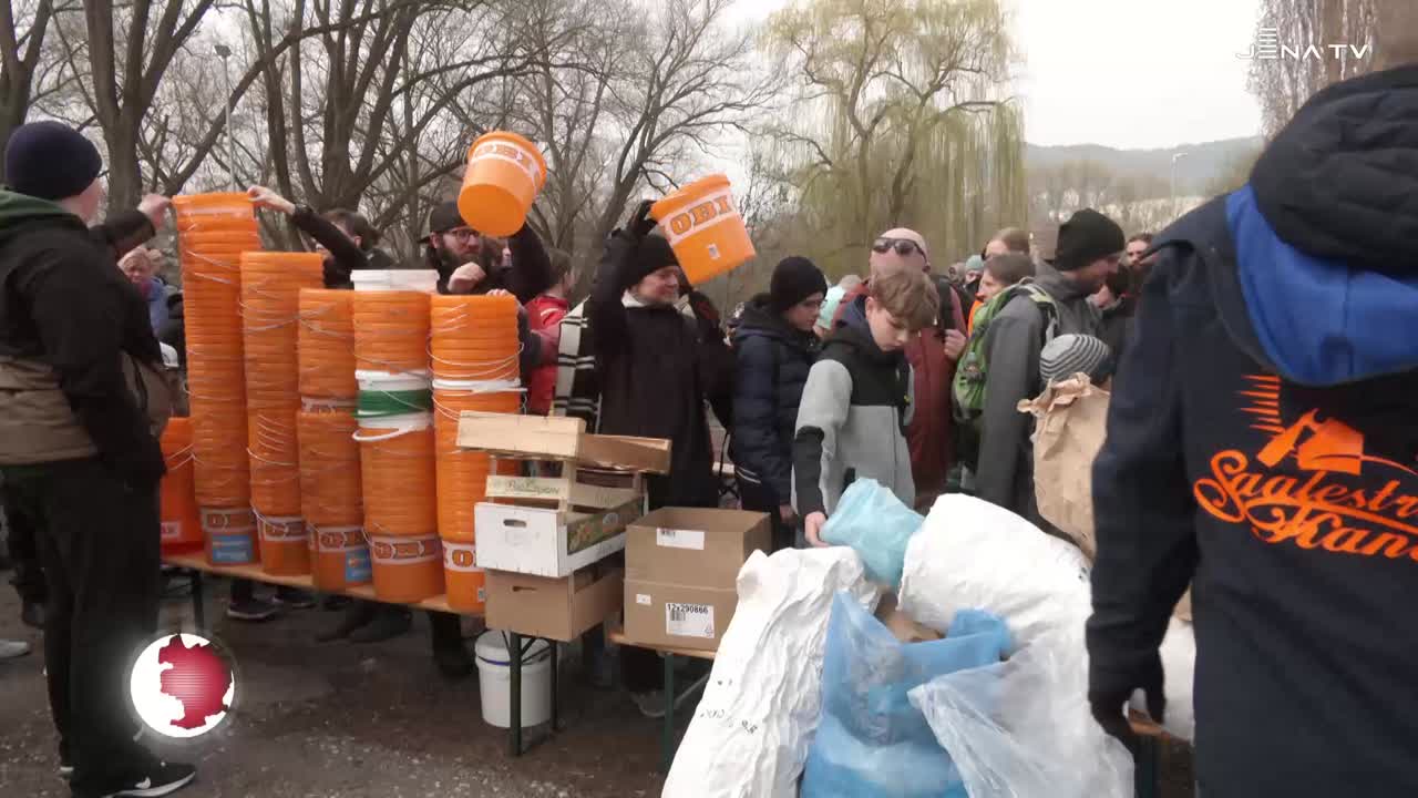 Rekord – Über 600 freiwillige Helfer beim SaalePUTZ 