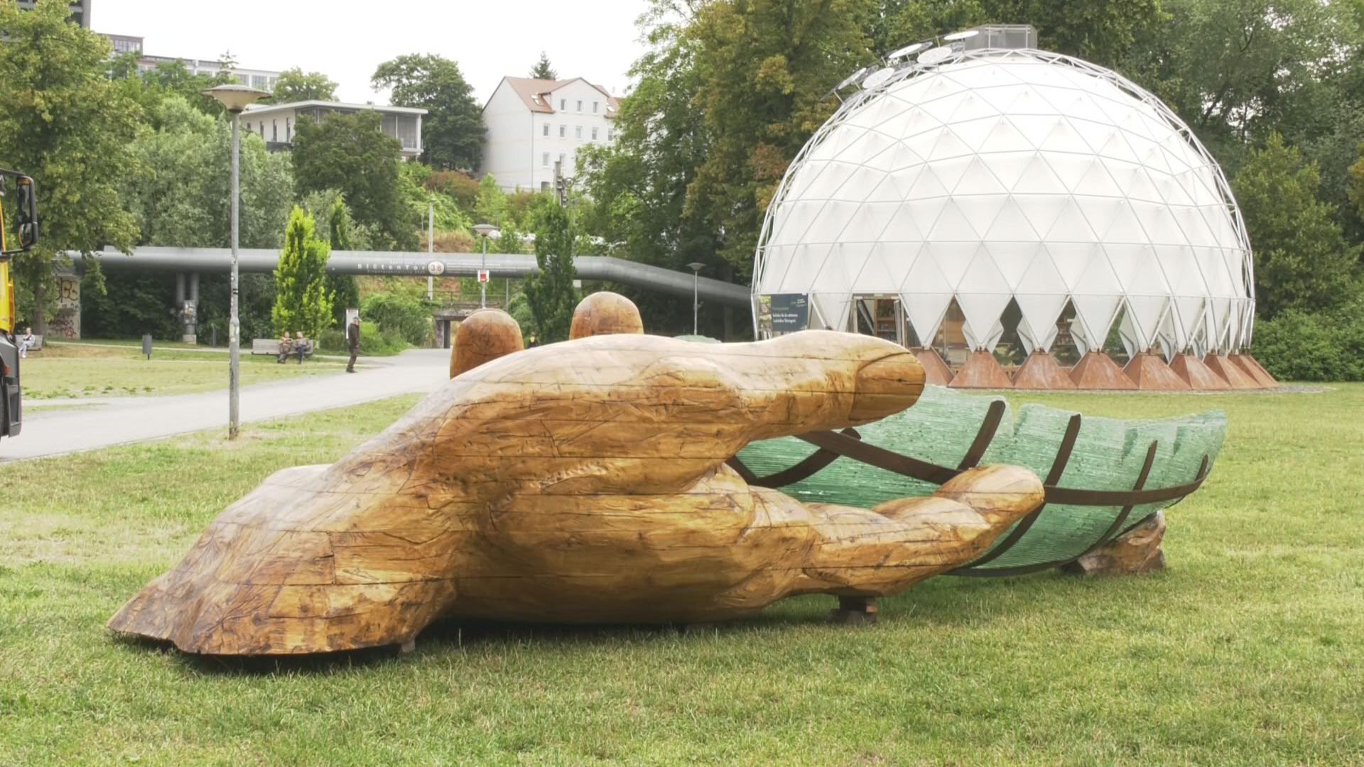 Eröffnet: Im Klima-Pavillon geht es eine Woche lang um „Thüringens Nationale Naturlandschaften“