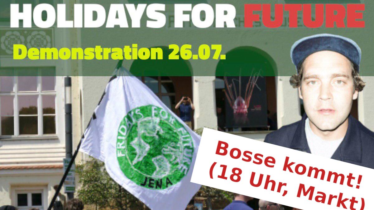 Holidays-for-Future-Demo mit Bosse 