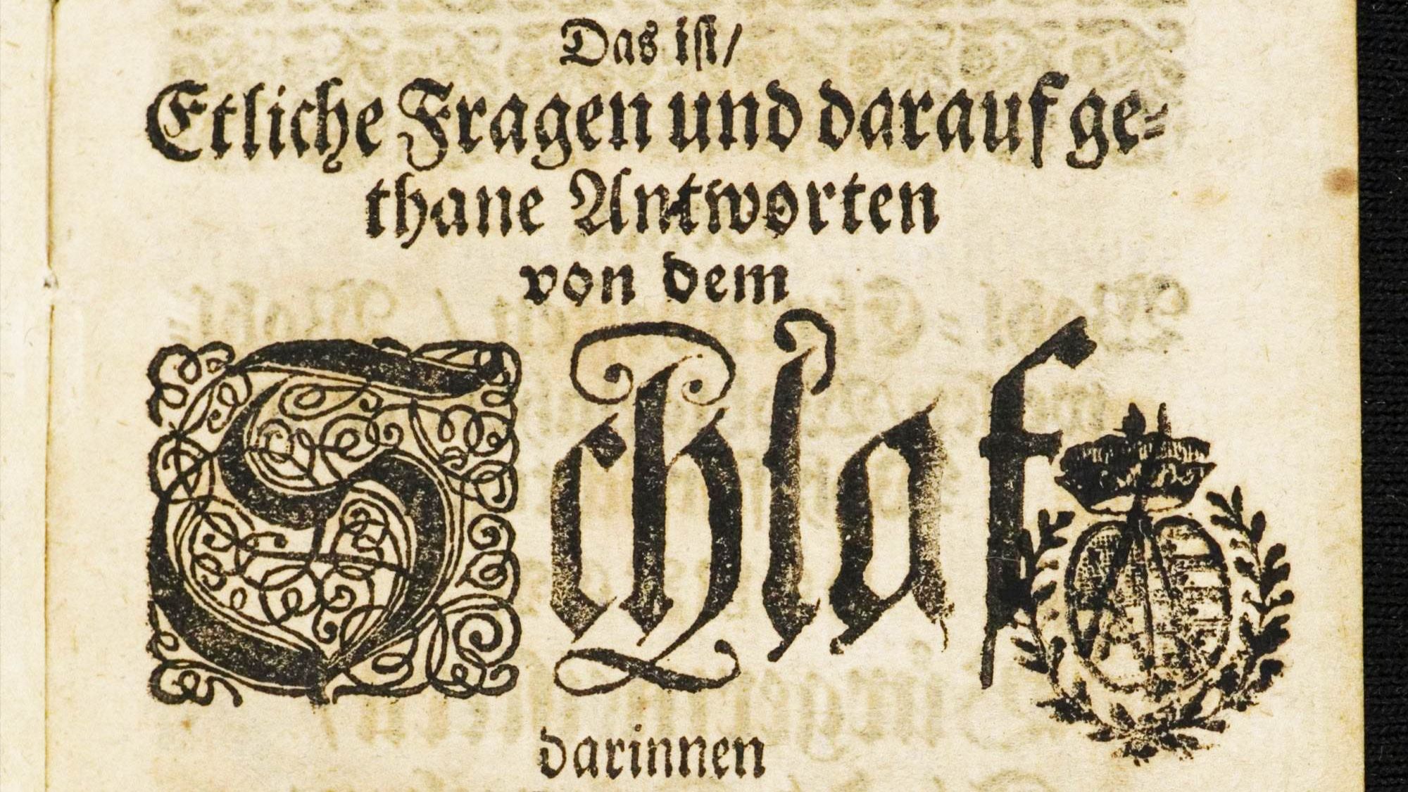 Detaillierte Beschreibung der Schlafapnoe bereits im 17. Jahrhundert