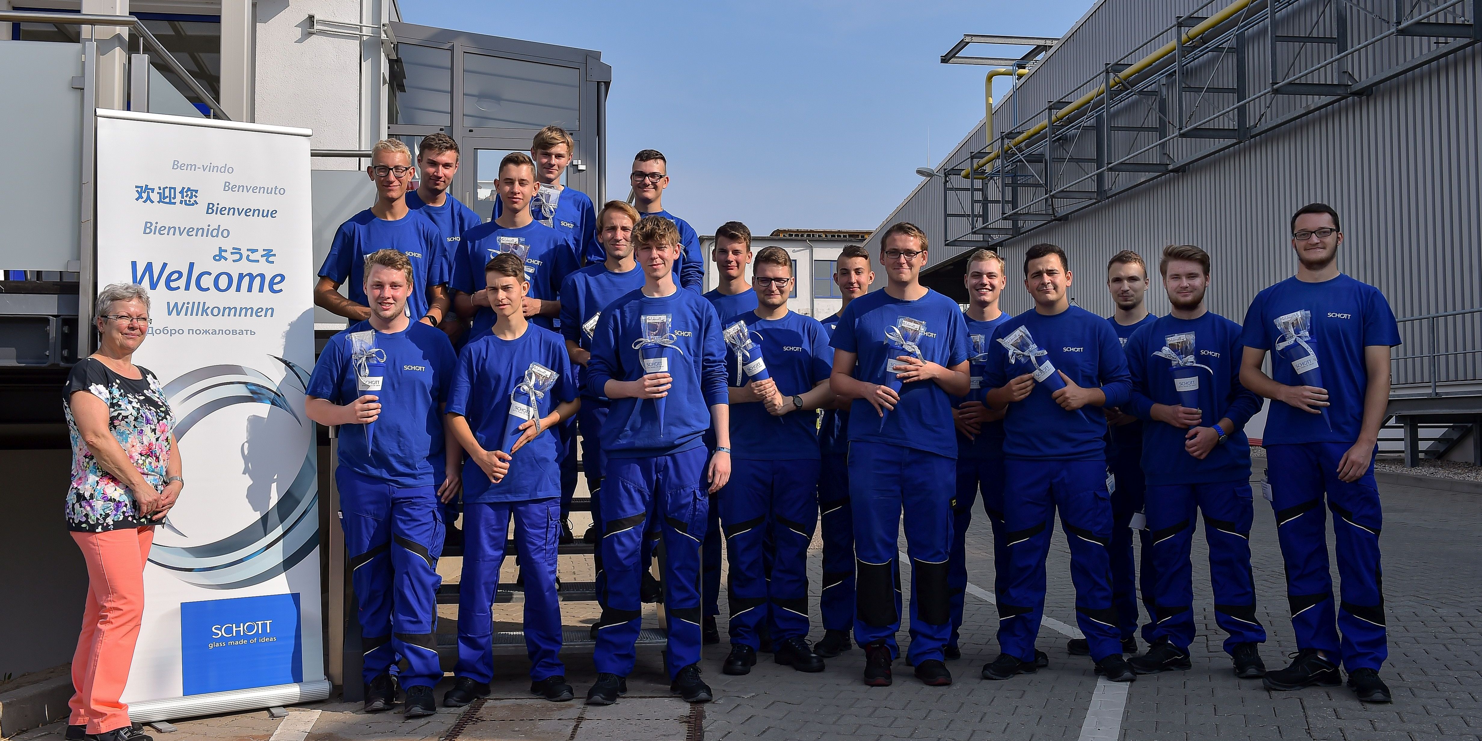 18 neue Azubis bei SCHOTT 18 neue Azubis bei SCHOTT