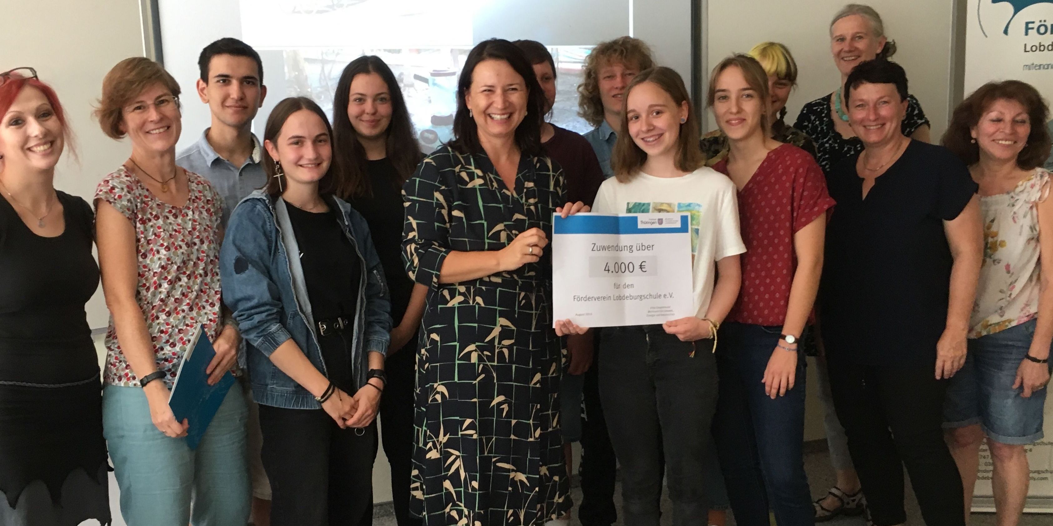 Lottomittel für internationales Schüler-Umweltprojekt