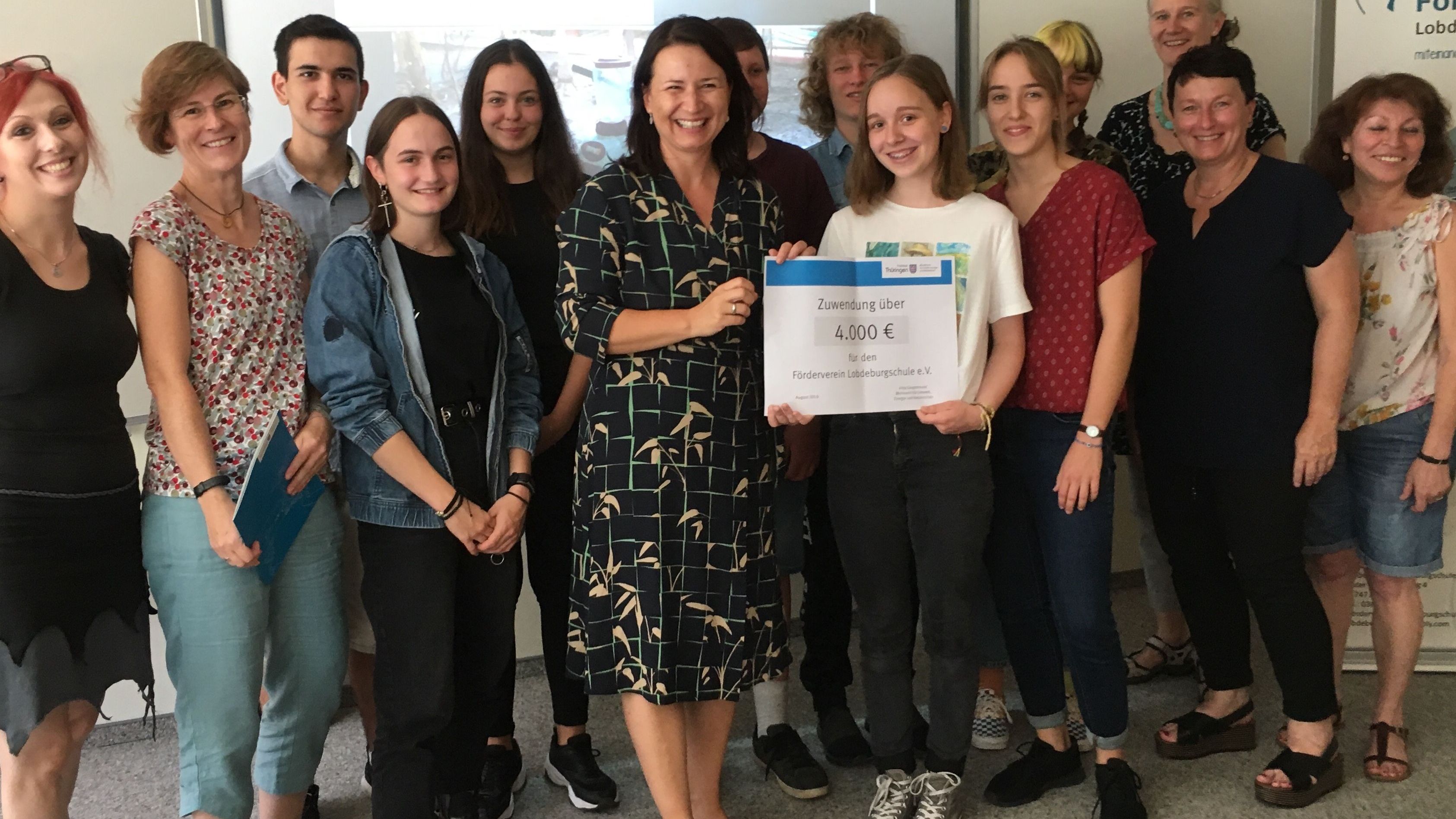 Lottomittel für internationales Schüler-Umweltprojekt