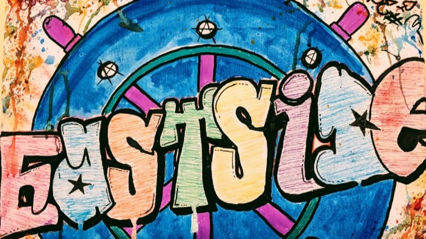 Graffititag im Fußgängertunnel in Jena-Ost