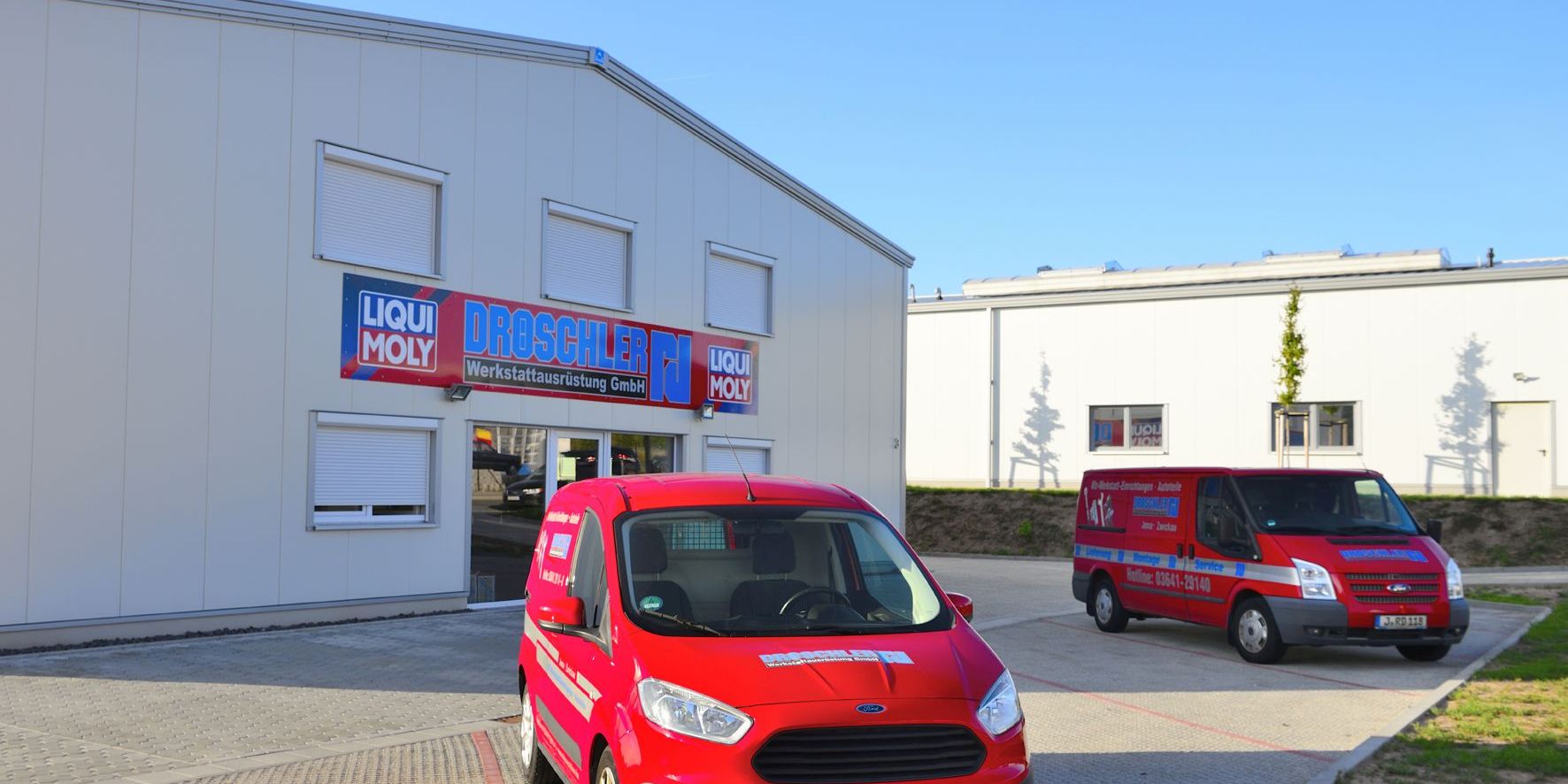 Dröschler-Firmenneubau in Jena-Zöllnitz Dröschler-Firmenneubau in Jena-Zöllnitz