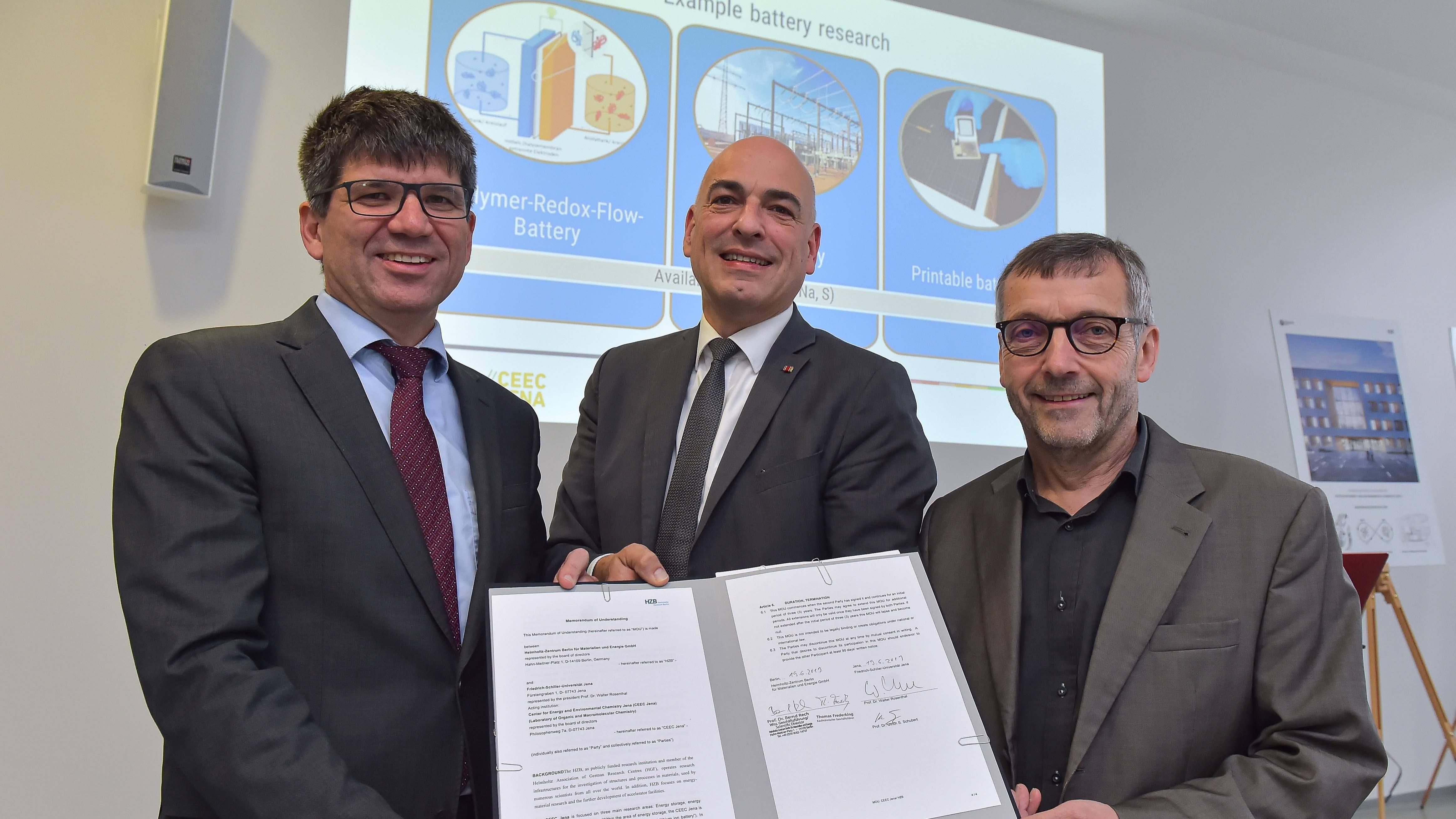 Zusammenarbeit zur Erforschung neuer Energiespeicher