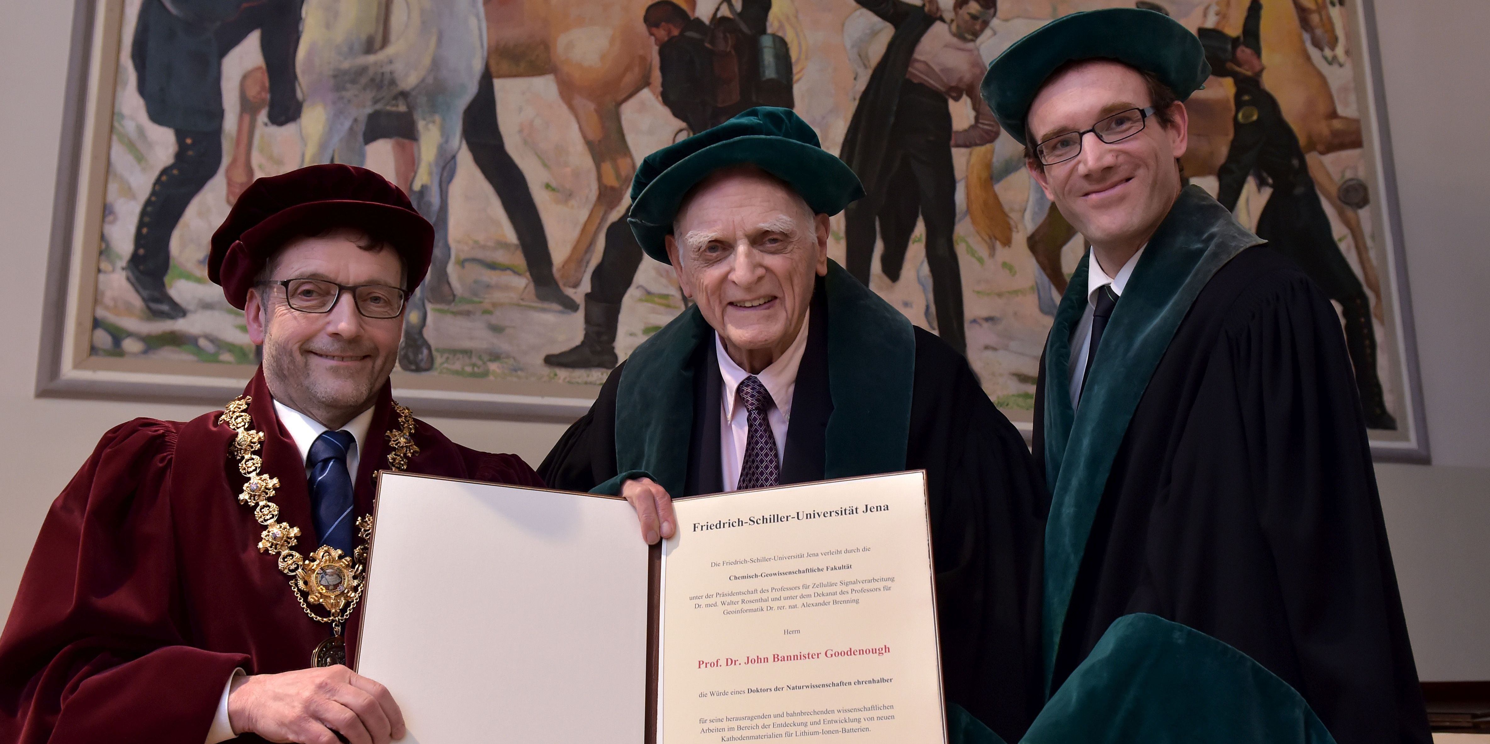 Jenaer Ehrendoktor mit Nobelpreis geehrt   