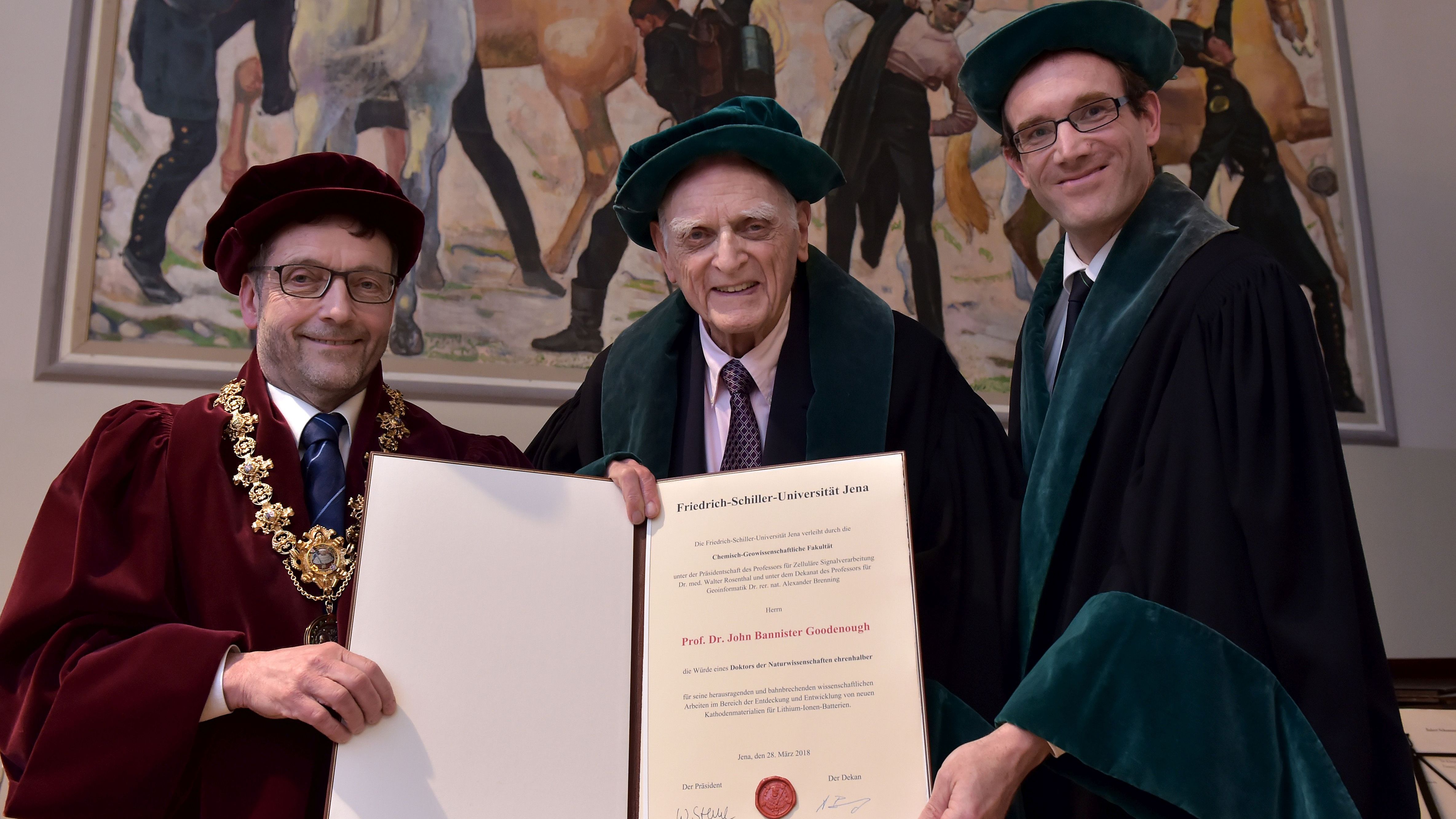 Jenaer Ehrendoktor mit Nobelpreis geehrt   