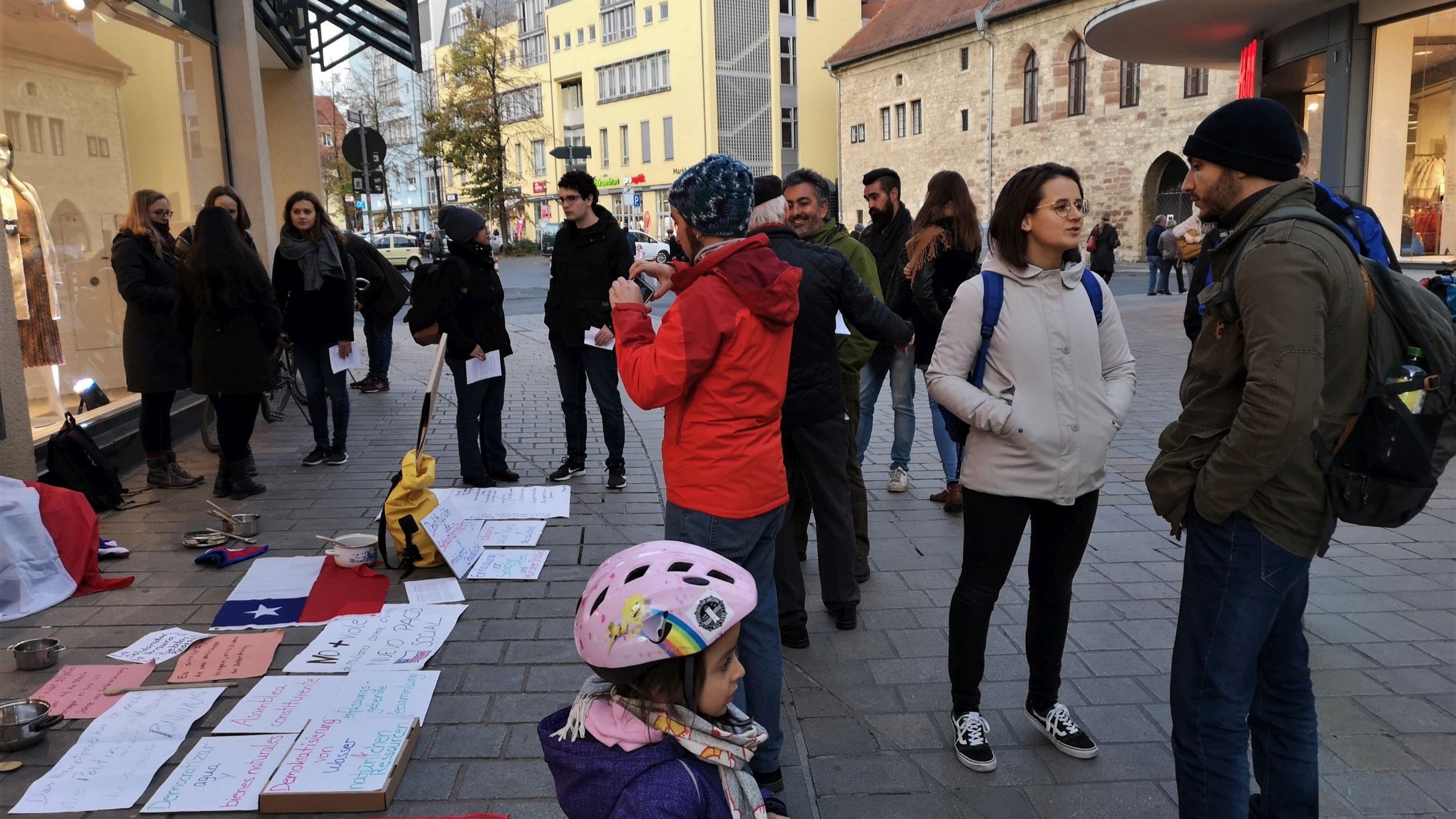 Chile-Solidaritätstreffen in der Löbderstraße 