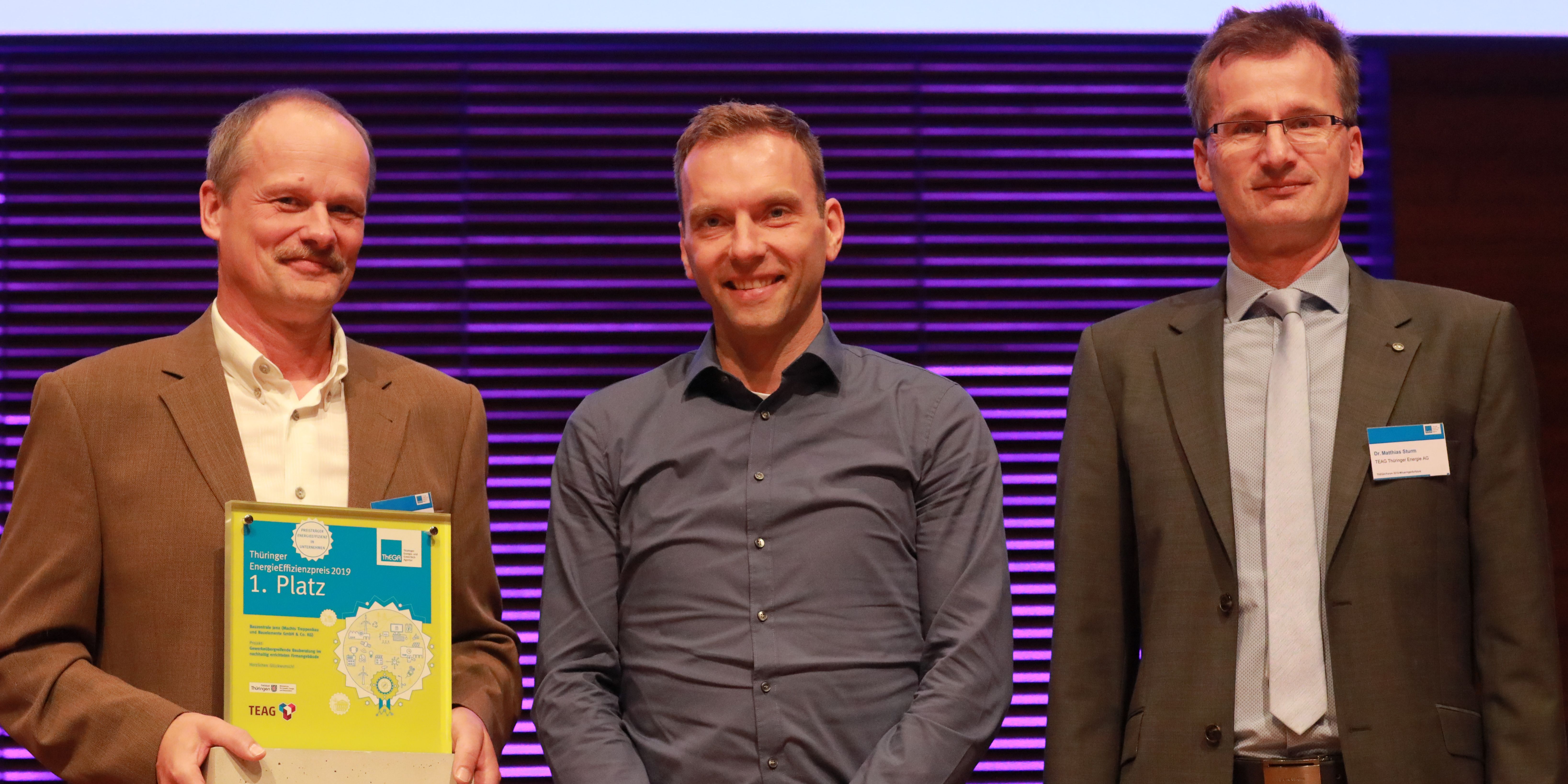 Thüringer EnergieEffizienzpreis 2019 verliehen 
